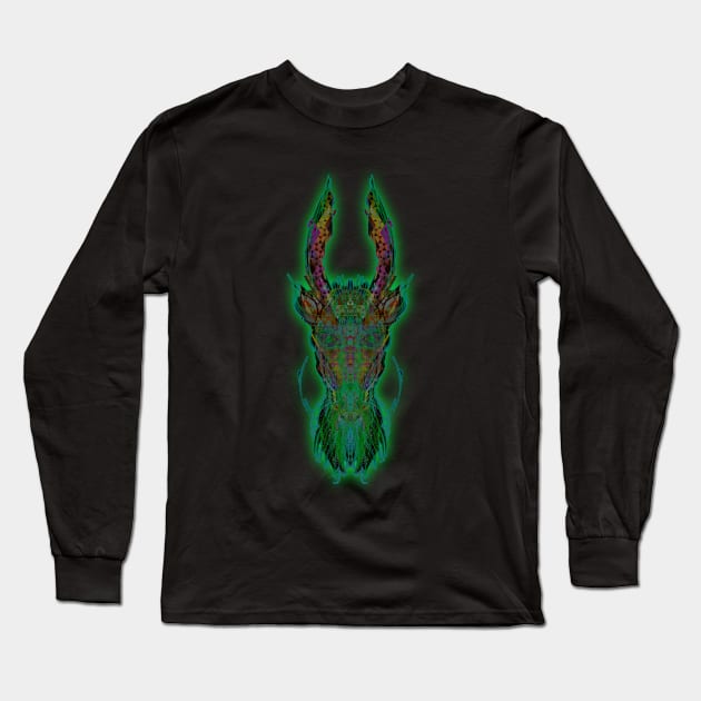 Capricorn 1c Black Long Sleeve T-Shirt by Boogie 72